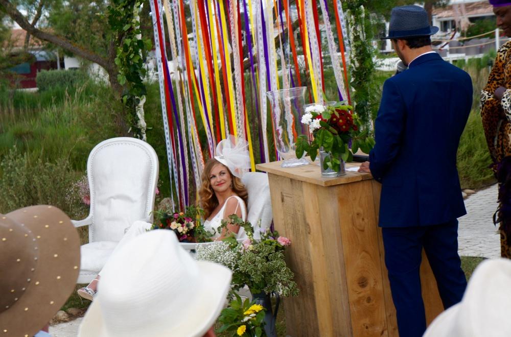 fauteuils mariés cérémonie laique