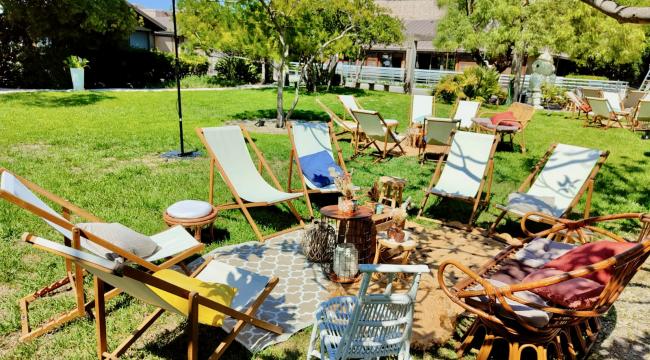 Un été Lounge à la Casa Delauze, assises et décoration